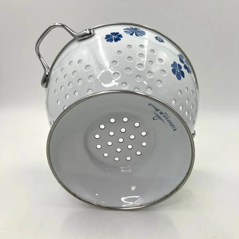 Villeroy & Boch Farmhouse Touch Blue White Colander